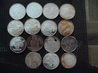 Various Christmas 1 oz .999 Silver Rounds