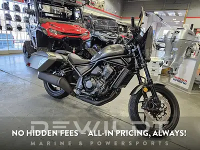 Honda Rebel 1100 Touring: Cruiser Motorcycle The Honda Rebel 1100 Touring is cruising defined: its l...