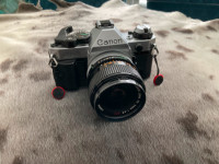 CANON AE1 PROGRAM FilmWITH FD 24mm 1:2.8 & FD 50mm 1:1.8 Lenses