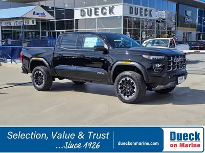 Our 2026 GMC Canyon AT4 Crew Cab 4X4 with the Premium Pack can take you further off the road with fa...
