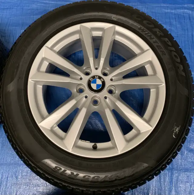 2017 BMW X5 OEM 18" Rims & Run-Flat Winter Tires *90%* in Tires & Rims in Markham / York Region - Image 5