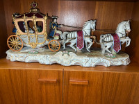 CONTINENTAL PORCELAIN HORSE-DRAWN CARRIAGE GROUP Mississauga / Peel Region Toronto (GTA) Preview