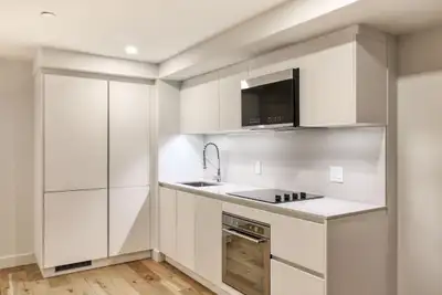 Renovated Akelius studio apartment for rent. Located near Sherbrooke in the Downtown - McGill neighb...