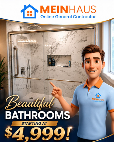 NEW FULL WASHROOMS/BATHROOMS RENOVATIONS!, View more