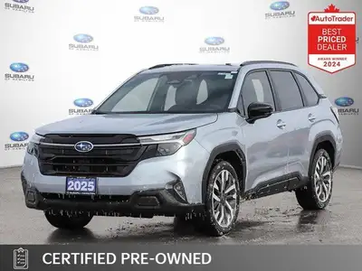 New Price! Ice Silver Metallic 2025 Subaru Forester Premier AWD Lineartronic CVT 2.5L H4 DI DOHC 16V...