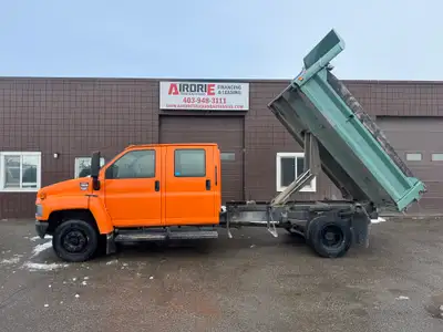 2008 GMC TopKick C5500 Dump Truck 6.6L V8 Diesel 300,219 KM Automatic Transmission 12 FT x 7 FT 8" B...