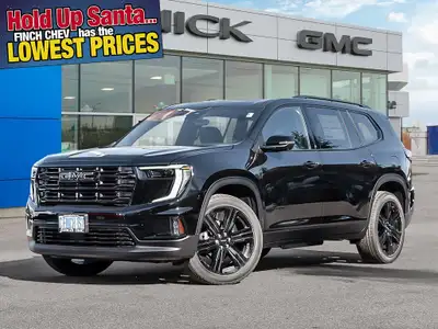 Experience the 2026 GMC Acadia Elevation: Where Sophistication Meets Adventure in a Sleek, Black Des...