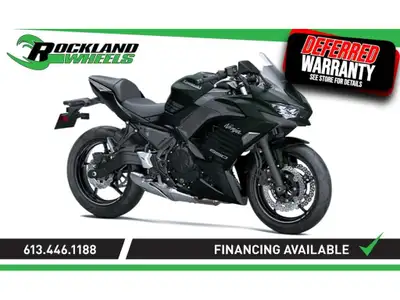 2025 Kawasaki NINJA 650 La Kawasaki Ninja 650 2025 est une moto sportive dynamique, équipée d’un mot...