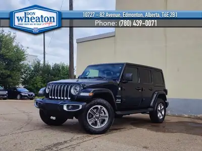 Only 37,242 Kilometers! This Jeep Wrangler Unlimited Sahara 4x4 delivers a Regular Unleaded V-6 3.6...