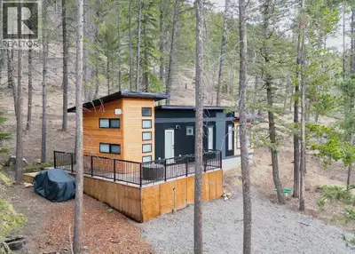 Enjoy the beautiful Crowsnest Pass with this seasonal cabin at Kenai Acres in Blairmore. This locati...