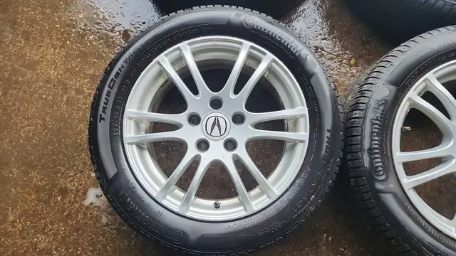 205 55 16 - ACURA RSX - HONDA CIVIC - 5x114.3 - CONTINENTAL in Tires & Rims in Kitchener / Waterloo - Image 3