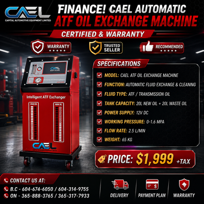 CAEL Automatic ATF Oil Exchange Machine Fast, Clean & Efficient! Upgrade your shop with the CAEL Aut...