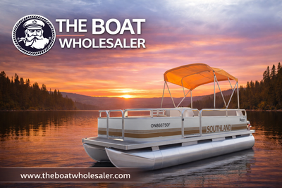 NEW ARRIVAL – 2014 SOUTHLAND 16x6 MINI PONTOON – 15HP 4-STROKE – EXTRA CLEAN RARE SIZE • ELECTRIC ST...