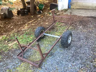 Utility trailer frame