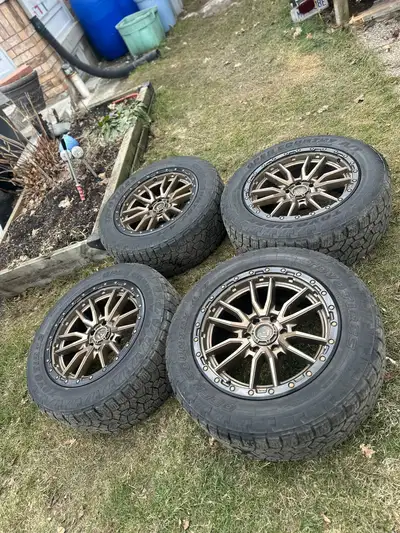 285/55/20 275/50/20 275/60/20 275/65/18 6x139.7 fuel rebel Gmc sierra 1500 chevrolet silverado denal...