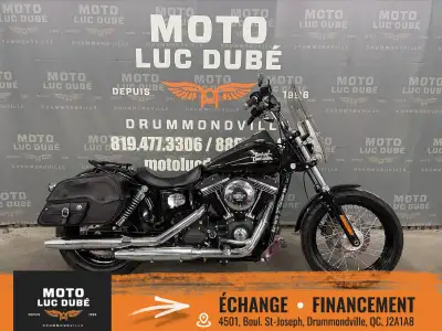 2015 Harley-Davidson FXDB Street Bob Harley-Davidson FXDB Street Bob 2015 SEULEMENT 22 806 KM MOTO C...
