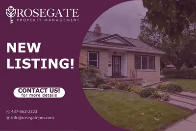 Spacious 3-Bedroom + Den Detached Home with Parking & Pet-Friendly Outdoor Space in Kitchener Welcom...