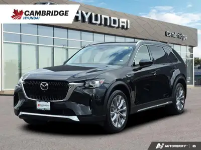 Command the road with confidence and elegance in the remarkable 2025 Mazda CX-90 MHEV GT. This black...