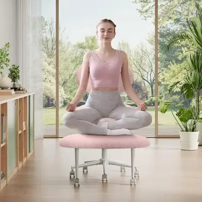 BRAND NEW - Pinmoco Ergonomic Cross Legged Swivel Chair... LOT#, View more