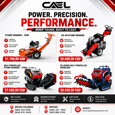 Take your land clearing, landscaping, forestry, and excavation projects to the next level with CAEL'...