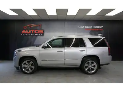 CADILLAC ESCALADE PREMIUM LUXURY 4WD 2018 ÉDITION PREMIUM LUXURY 4WD V8 6.2 LITRES 420 HP ** BAS KIL...