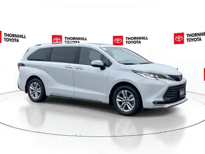 Thornhill Toyota Proudly Presents This White 2025 Toyota Sienna with LIMITED AWD 7-Passenger Package...