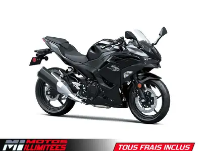 Faites votre déclaration avec la toute nouvelle moto sportive Ninja 500. Faites tourner les têtes av...