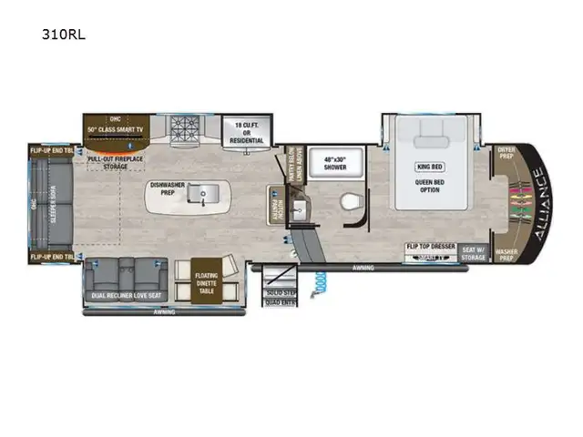 2021 Alliance Rv paradigm 310rl