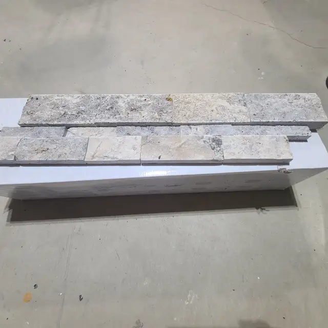 Natural Travertine Split Face Wall PanelsSilver Ash Split Face540707686230282241