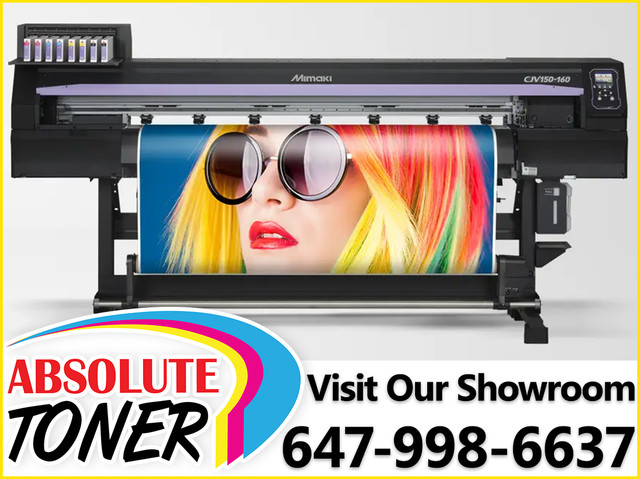 $279/Month Mimaki CJV150-160 64" Commercial Large Format Printer in Printers, Scanners & Fax in City of Toronto - Image 3