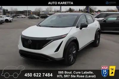 2023 NISSAN ARIYA ENGAGE, 44.903 KM, JAMAIS ACCIDENTE: GARANTIE MOTOPROPULSEUR 09 AVRIL 2028/100.000...
