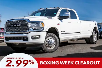 LOW KM! - 4X4 - LIMITED - CUMMINS 6.7L TURBO DIESEL - Premium LEATHER Interior - Power SUNROOF - NAV...