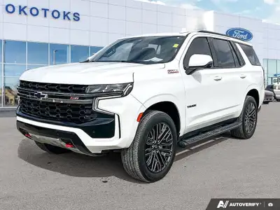 This Oxford White 2022 Chevrolet Tahoe Z71 has arrived at our dealership showing 114,472 km on the o...