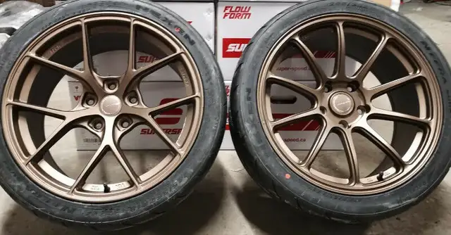 SuperSpeed RF05RR 18 19 20 5x100 5x112 5x114 matt black bronze in Tires & Rims in Markham / York Region - Image 3