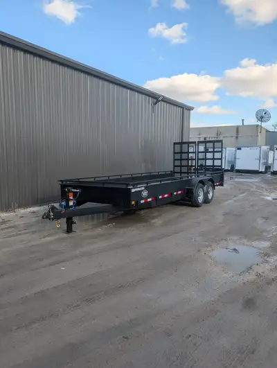 Utility Trailer TANDEM AXLE STEEL SIDE UT.10K UT720-10K 82" X 241" 3,032 lbs 7,768 lbs Standard Feat...