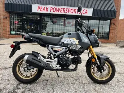 What a fun little "around town" bike! 2024 Honda GROM 125. Lady ridden and not abused. Just serviced...