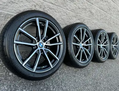 Bridgestone Turanza LS100 RFT Run Flat All Season Tires and original 18 inch BMW 2 / 3 / 4 Series "S...