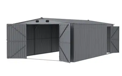 New 10x20 & 13x20 FT Metal Storage Garage Sheds Reinforced Steel Frame Model Compare At Sale Price S...
