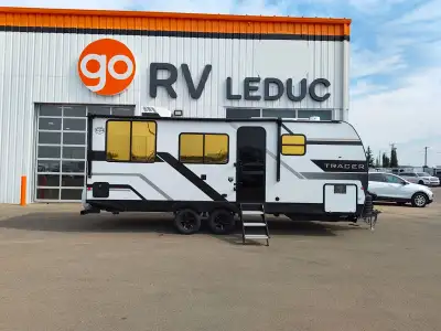 The 2027 Tracer 220RS is a compact and comfortable travel trailer designed for easy getaways and out...