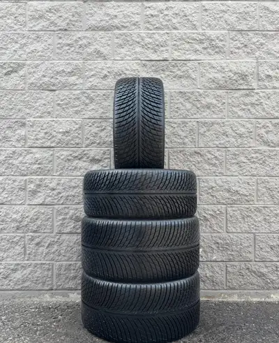Winter / Snow Michelin Pilot Alpin 5 NA0 Rated Staggered 20/21 Tires. 2x 245 35 20 & 2x 295 30 21 (1...