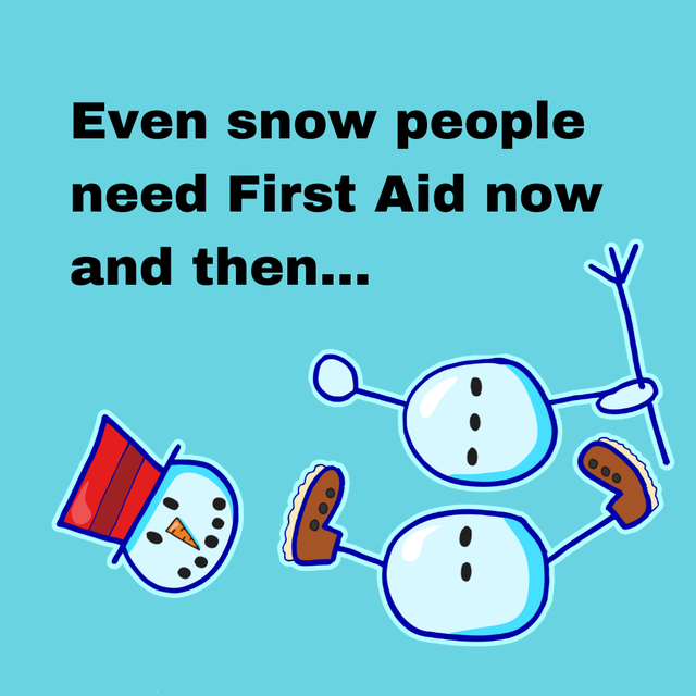 Snowpeople Need First Aid… and So Do We!64556780955137120