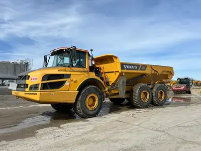 2018 VOLVO A25G ARTICULATED OFF ROAD TRUCK, 5930 HOURS, TAILGATE, HEATED BOX 2018 Volvo A25G Call or...