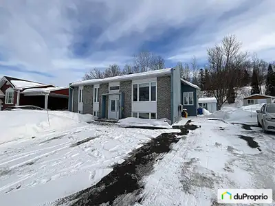 Une perle rare pour la famille! Maison avec revenus. 3 1/2 au sous-sol. Idéal pour bigénération! Clé...
