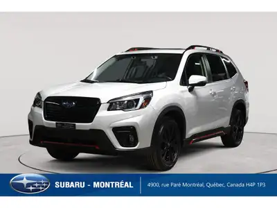 La voiture vient avec une application d'Aquapel ! Cette Subaru Forester Sport Eyesight est un retour...