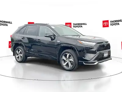 Thornhill Toyota Proudly Presents This Black 2024 Toyota RAV4 Prime Plug-In Hybrid PHEV with SE AWD...