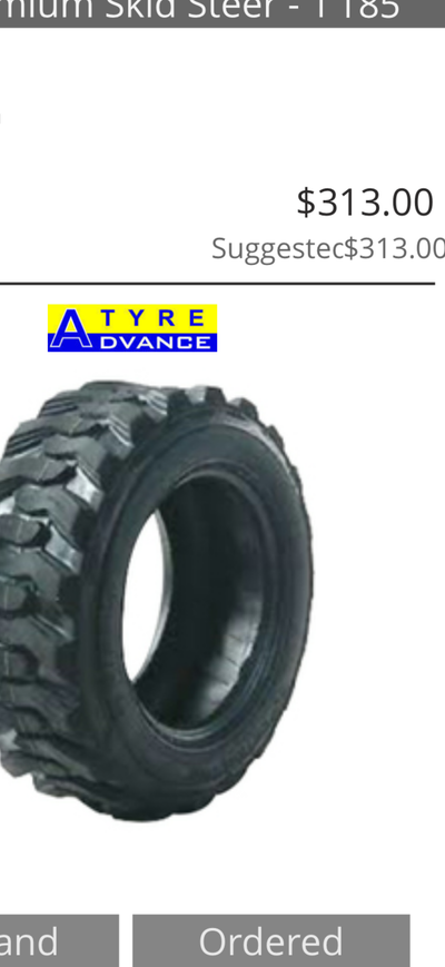 Brand New 12-16.5 Advance tire Load range F Skid steer tires. On sale $250 per tire plus tire tax an...
