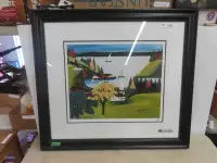 Framed Print by Maud Lewis, Signed Limited Edition 32" x 36"