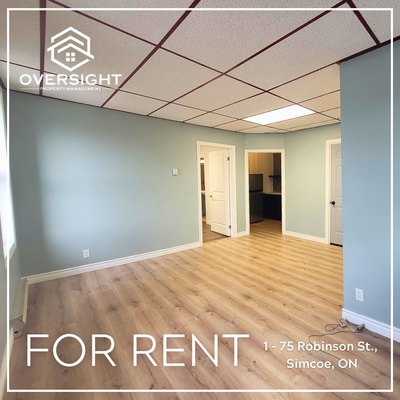 1-Bedroom Apartment in Simcoe!! Come and take a look at this 1-bedroom, 1-bathroom unit offers a com...