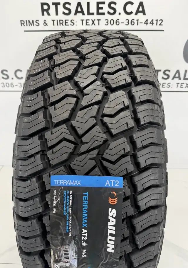 Sailun AT2 Tires on 17" Fast Grit Rims 8x165 Ram GMC Chevy 3500 in Tires & Rims in Saskatoon - Image 4
