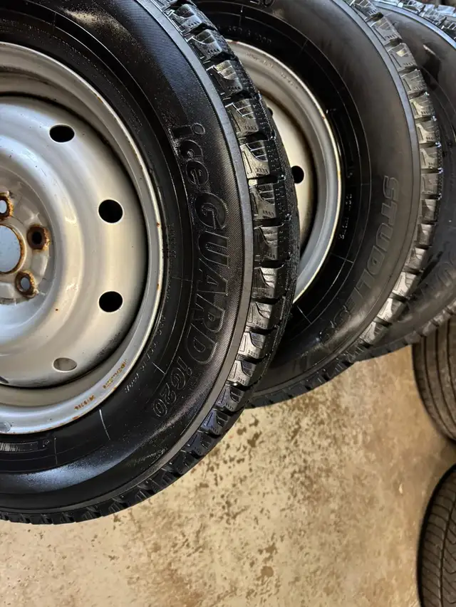 16” OEM SUBARU WHEELS 5X100 WITH 225/65R16 YOKOHAMA WINTER in Tires & Rims in Oakville / Halton Region - Image 3